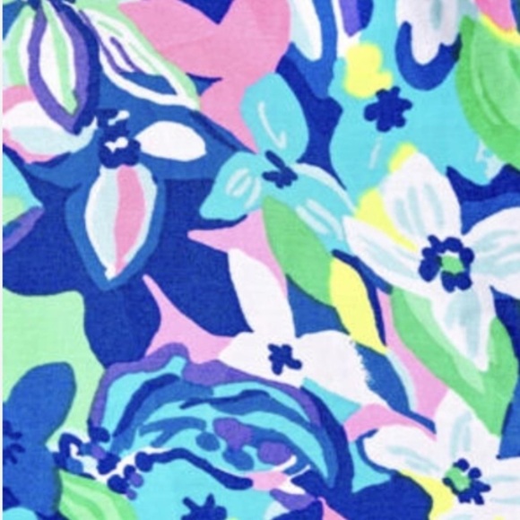 Lilly Pulitzer Loran Dress Social Sunset - Picture 2 of 4